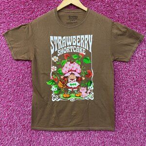 Strawberry’s Shortcake Women's Cute Mineral Wash Tshirt size Medium